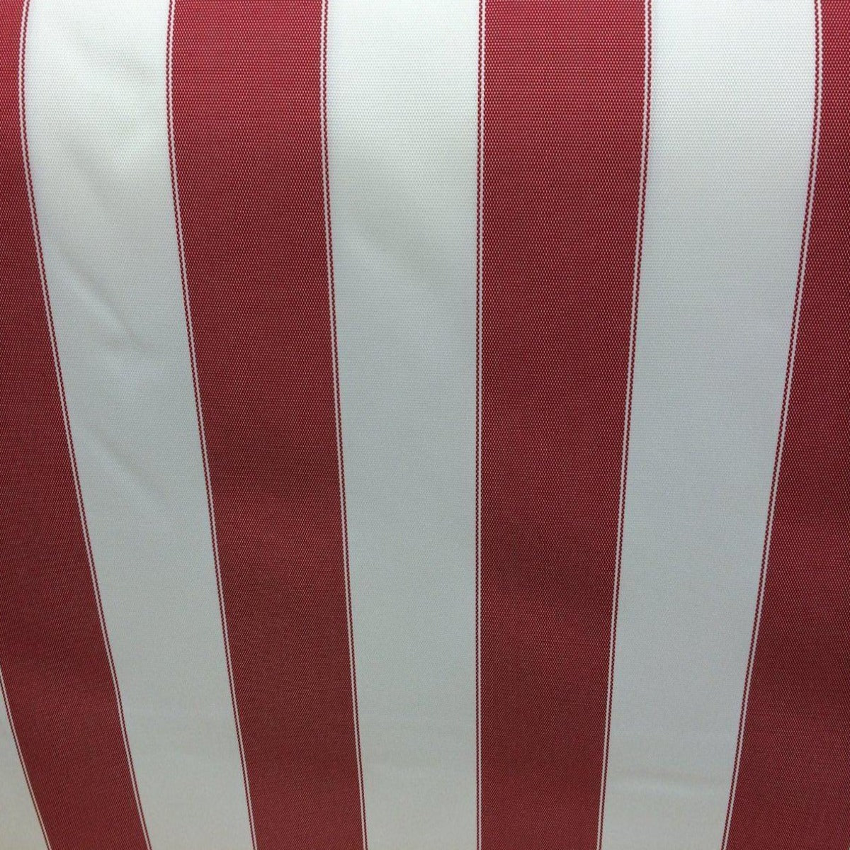 Red White Striped Outdoor Canvas Fabric - Fashion Fabrics Los Angeles