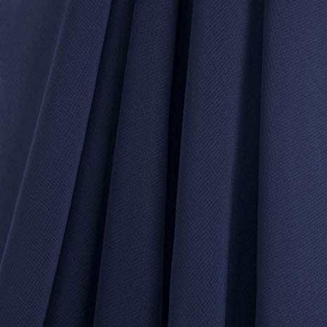 Navy Stretch Chiffon Fabric - Fashion Fabrics Los Angeles