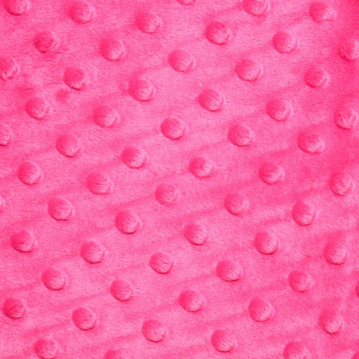 Hot Pink Minky Dimple Dot Fabric - Fashion Fabrics Los Angeles