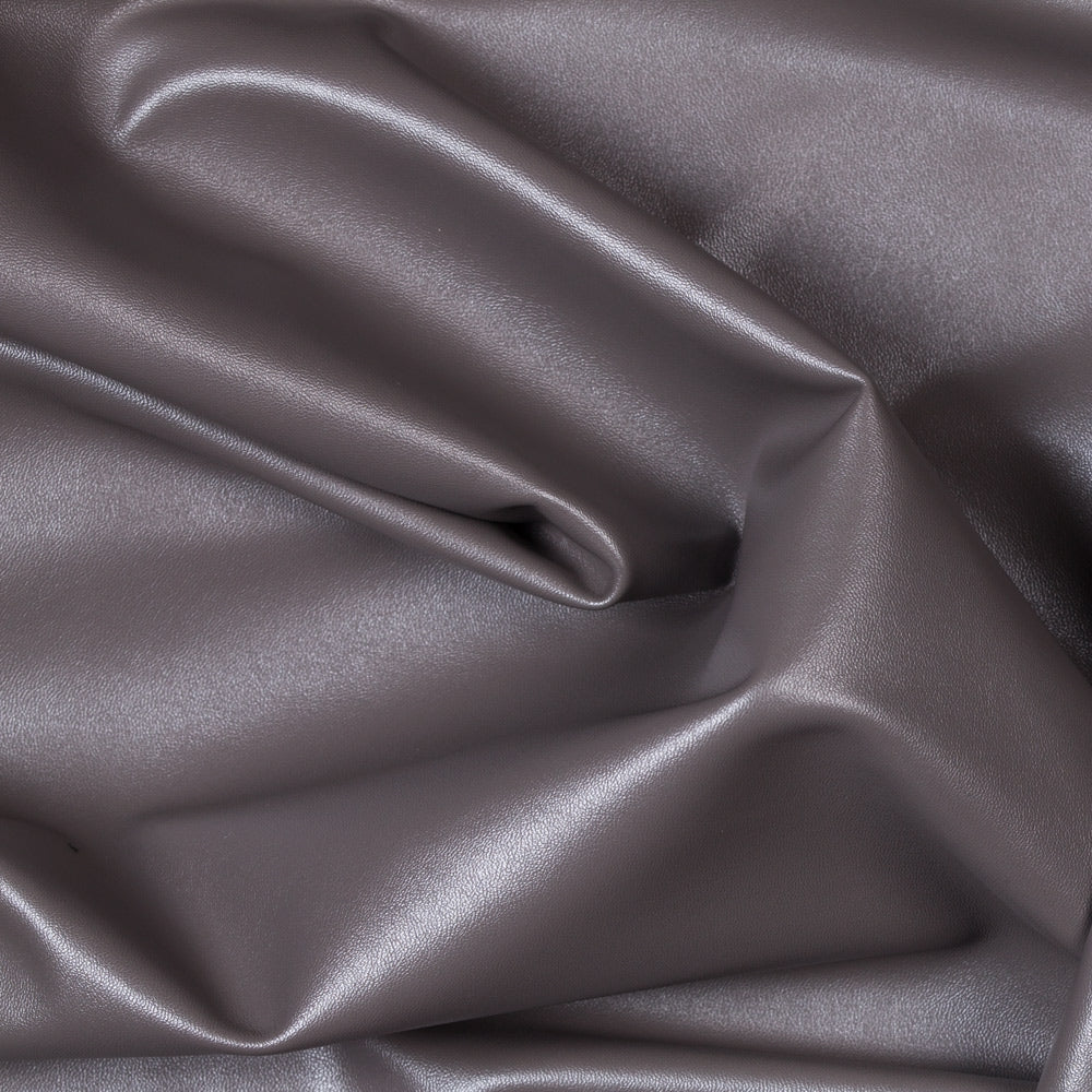 Charcoal Two Way Stretch Vinyl Fabric - Fashion Fabrics Los Angeles