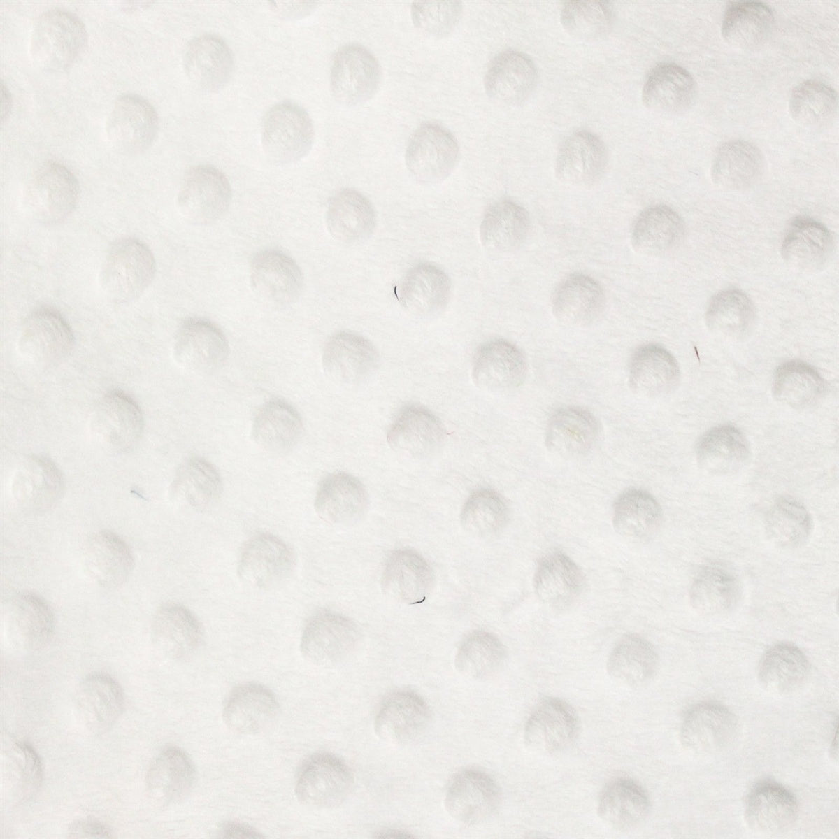 White Minky Dimple Dot Fabric - Fashion Fabrics Los Angeles