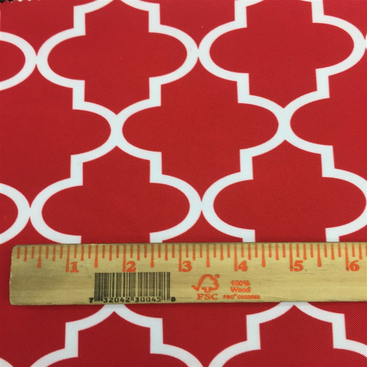 Gray White Moroccan Print Indoor Outdoor Fabric - Fashion Fabrics Los Angeles