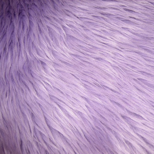 Lavender Luxury Long Pile Shaggy Faux Fur Fabric - Fashion Fabrics Los Angeles