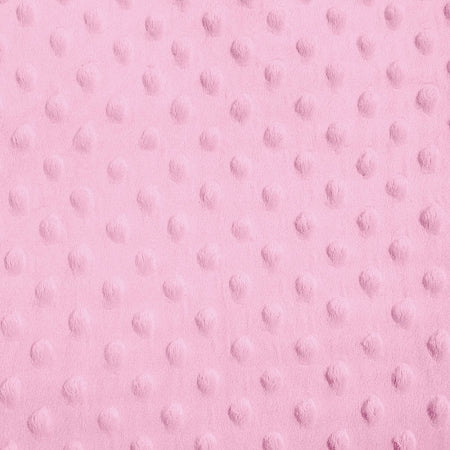 Light Pink Minky Dimple Dot Fabric - Fashion Fabrics Los Angeles