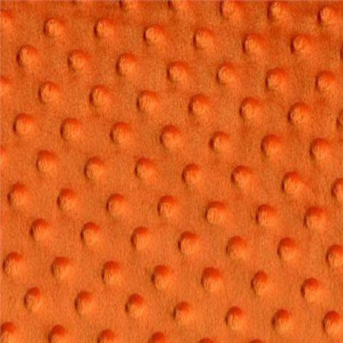 Orange Minky Dimple Dot Fabric - Fashion Fabrics Los Angeles