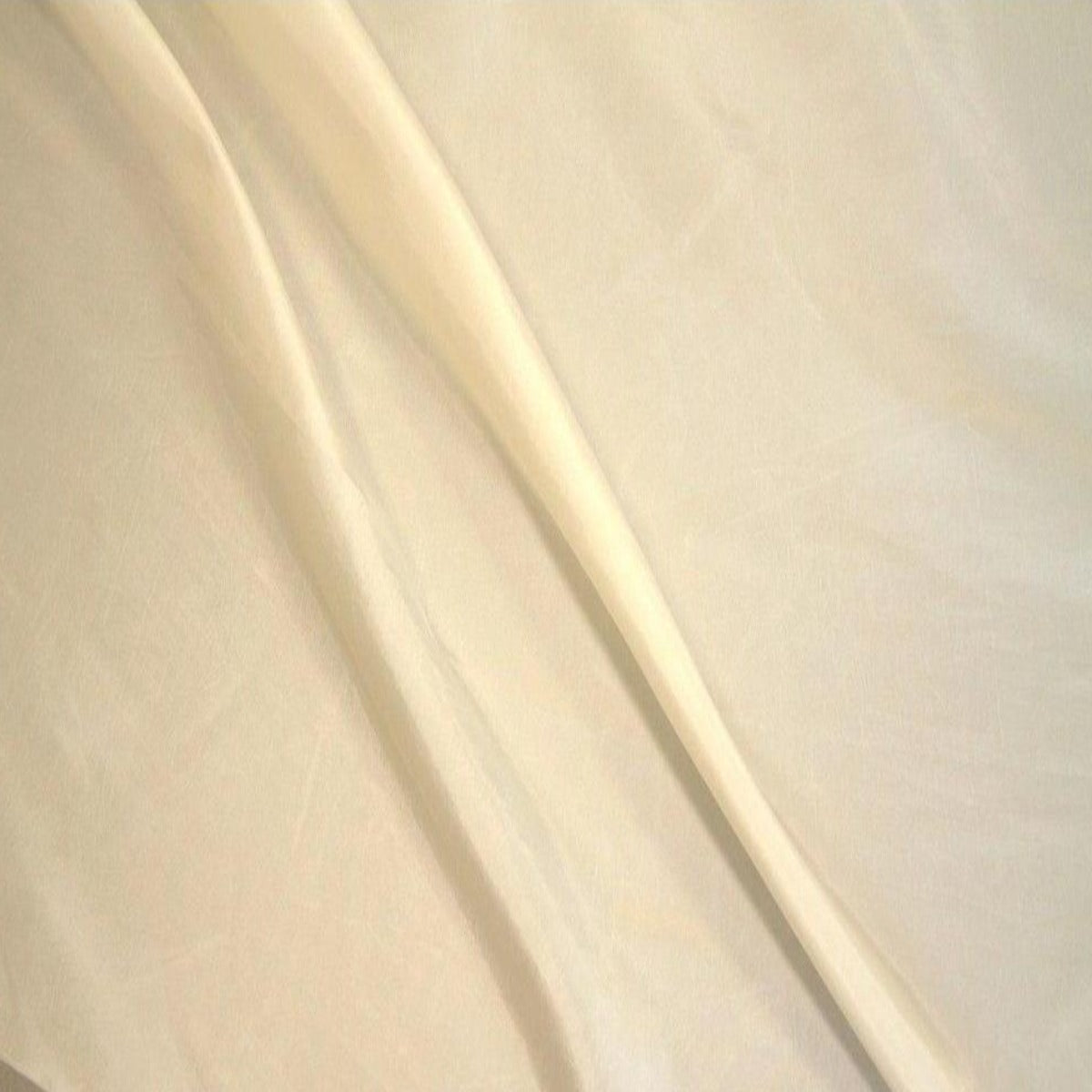 Solid Ivory Taffeta Fabric - Fashion Fabrics Los Angeles