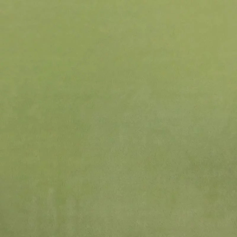 Asparagus Green Smooth Minky Faux Fur Fabric - Fashion Fabrics Los Angeles
