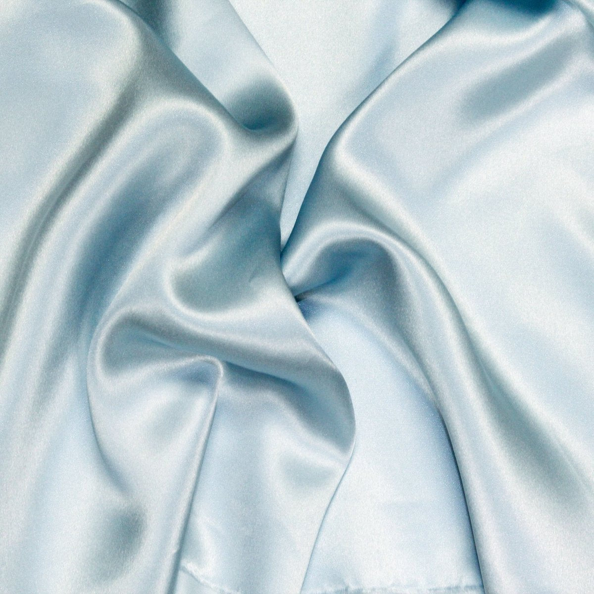 Baby Blue Silk Charmeuse Fabric - Fashion Fabrics Los Angeles