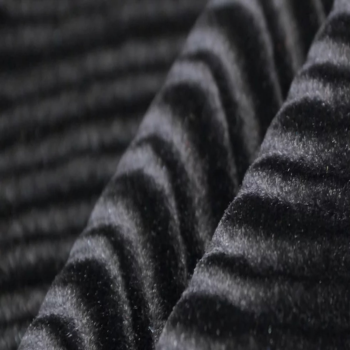 Black Swirl Velvet Flocking Fabric - Fashion Fabrics LLC