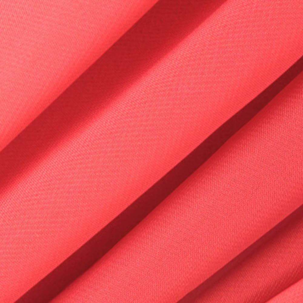Coral Stretch Chiffon Fabric - Fashion Fabrics Los Angeles