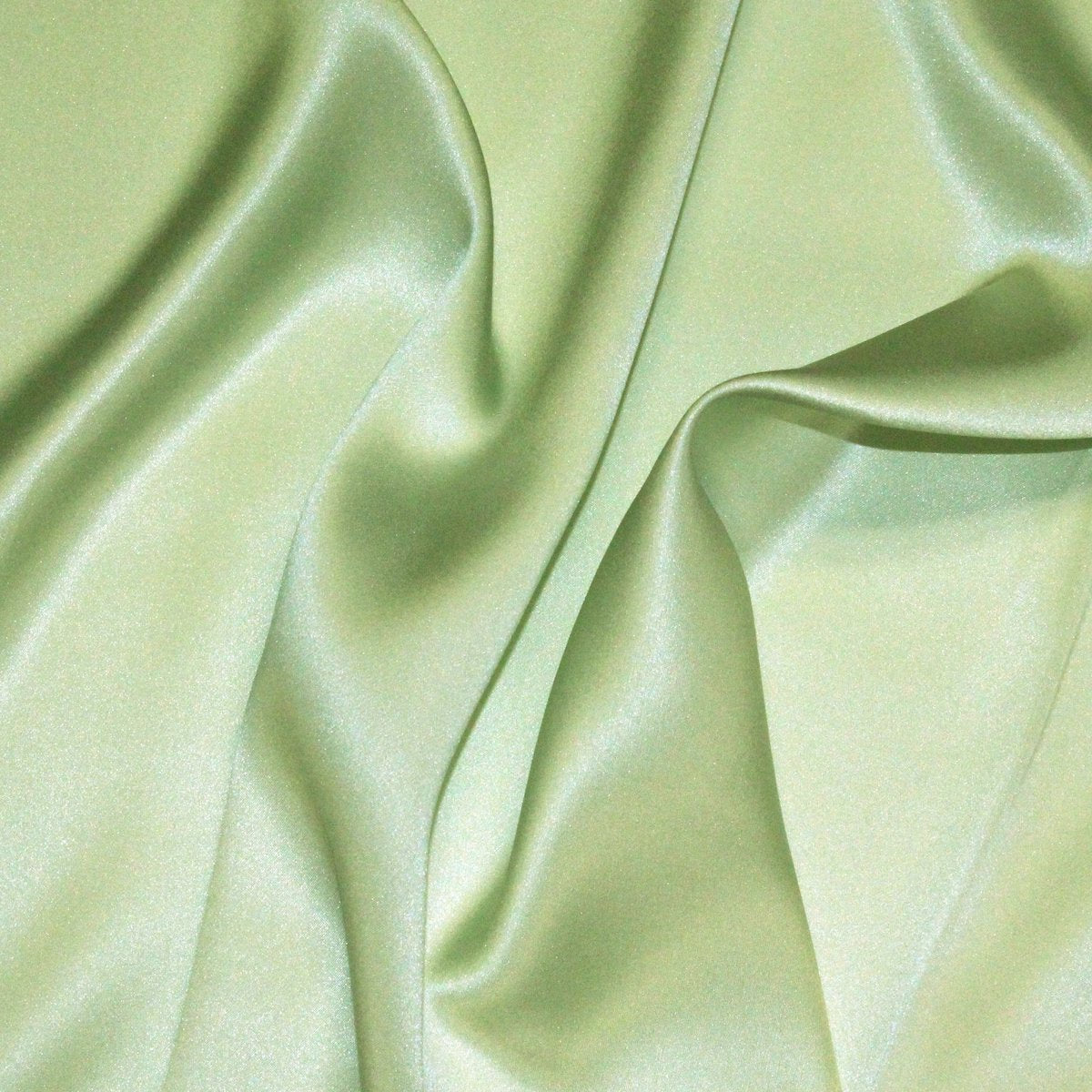 Celery Green Silk Charmeuse Fabric - Fashion Fabrics Los Angeles