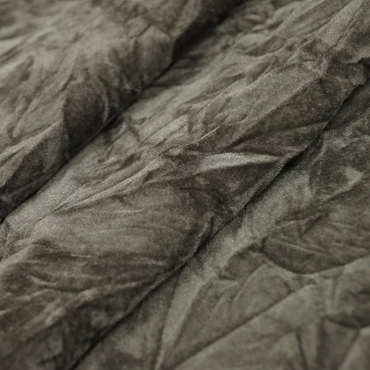 Charcoal Gray Crushed Velvet Flocking Fabric - Fashion Fabrics LLC