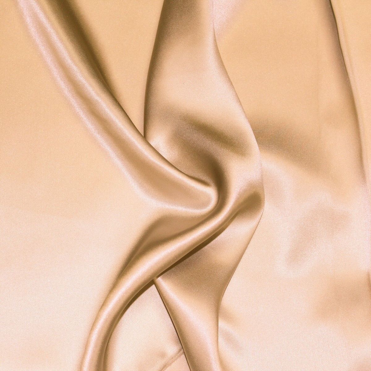 Coffee Brown Silk Charmeuse Fabric - Fashion Fabrics Los Angeles