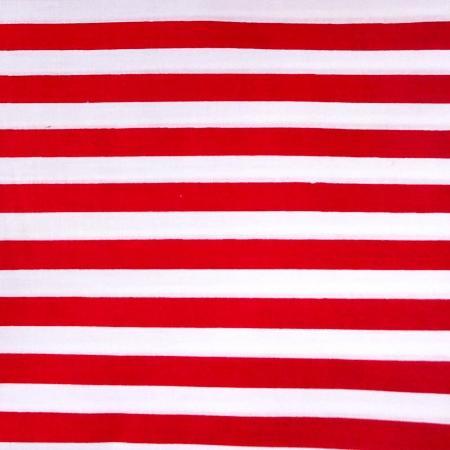 Selskab Skilt forsvinde Red White Half Inch Stripe Poly Cotton Fabric – Fashion Fabrics LLC
