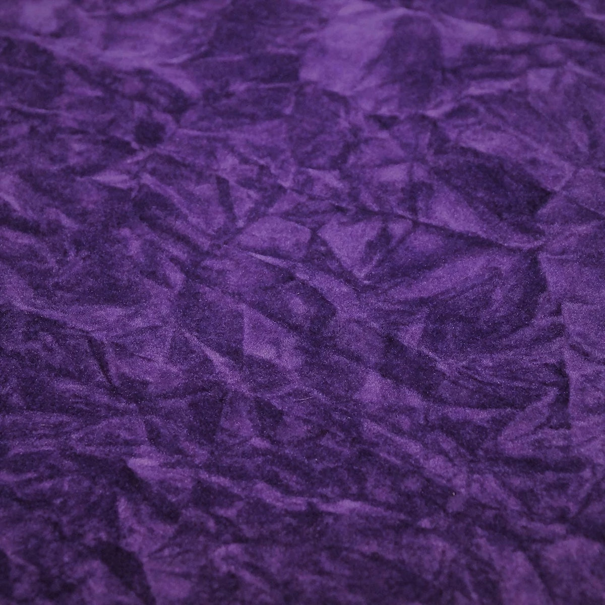 Dark Purple Crushed Velvet Flocking Fabric - Fashion Fabrics LLC