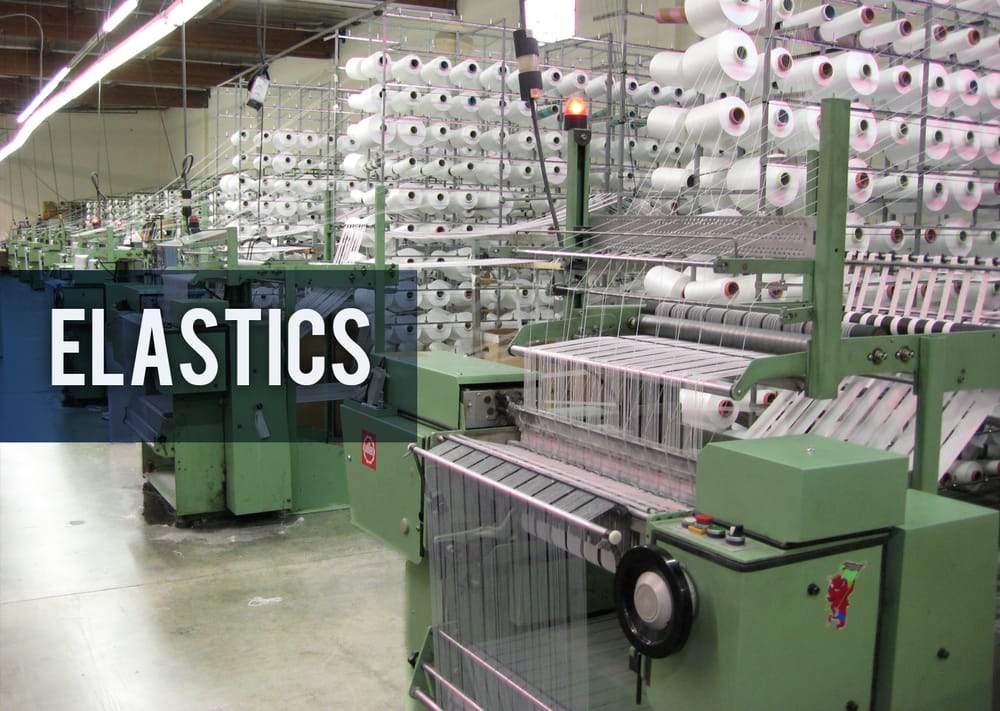 3/8" Black Braided Elastic Band Roll - 144 Yard Roll - Fashion Fabrics Los Angeles