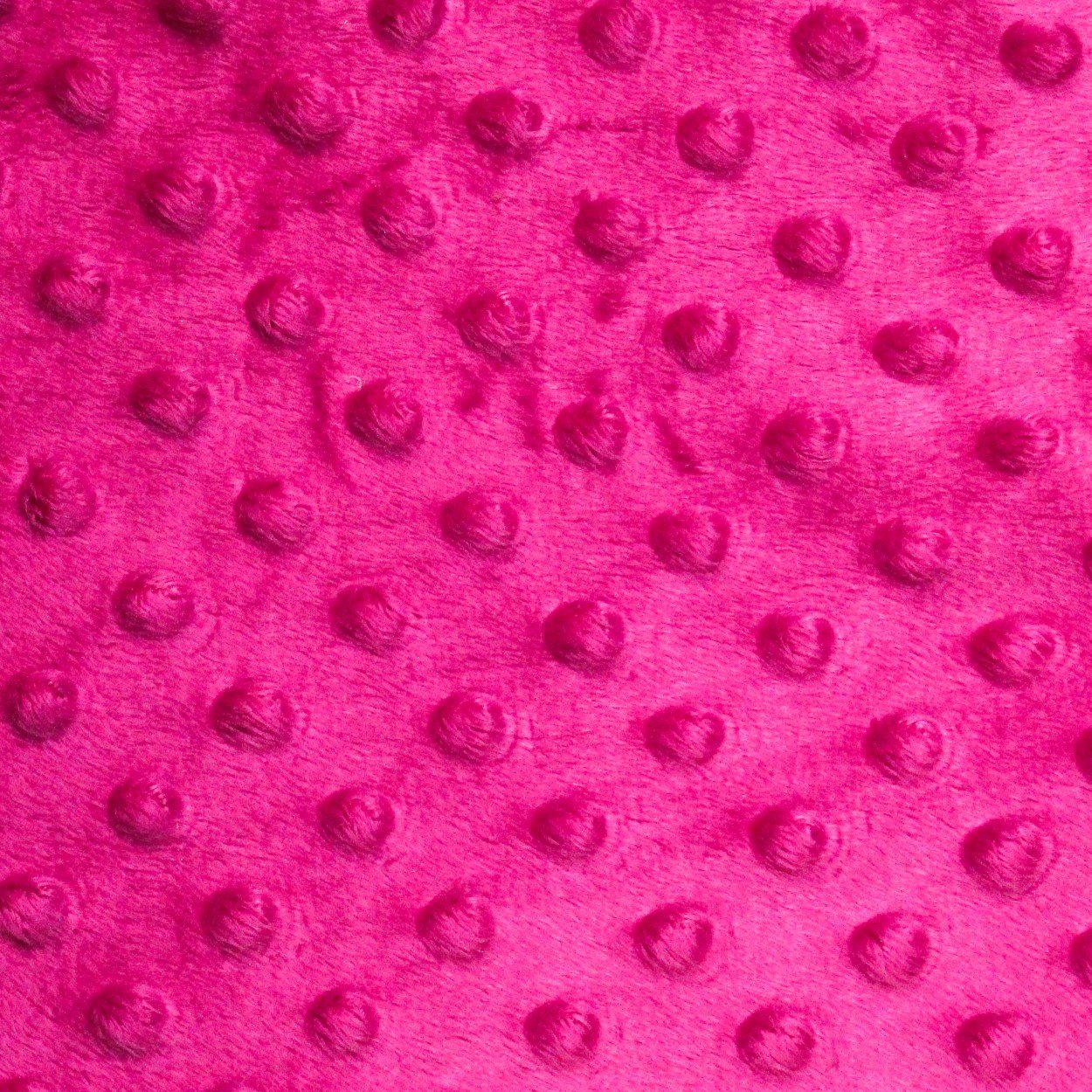 Fuchsia Minky Dimple Dot Fabric - Fashion Fabrics Los Angeles