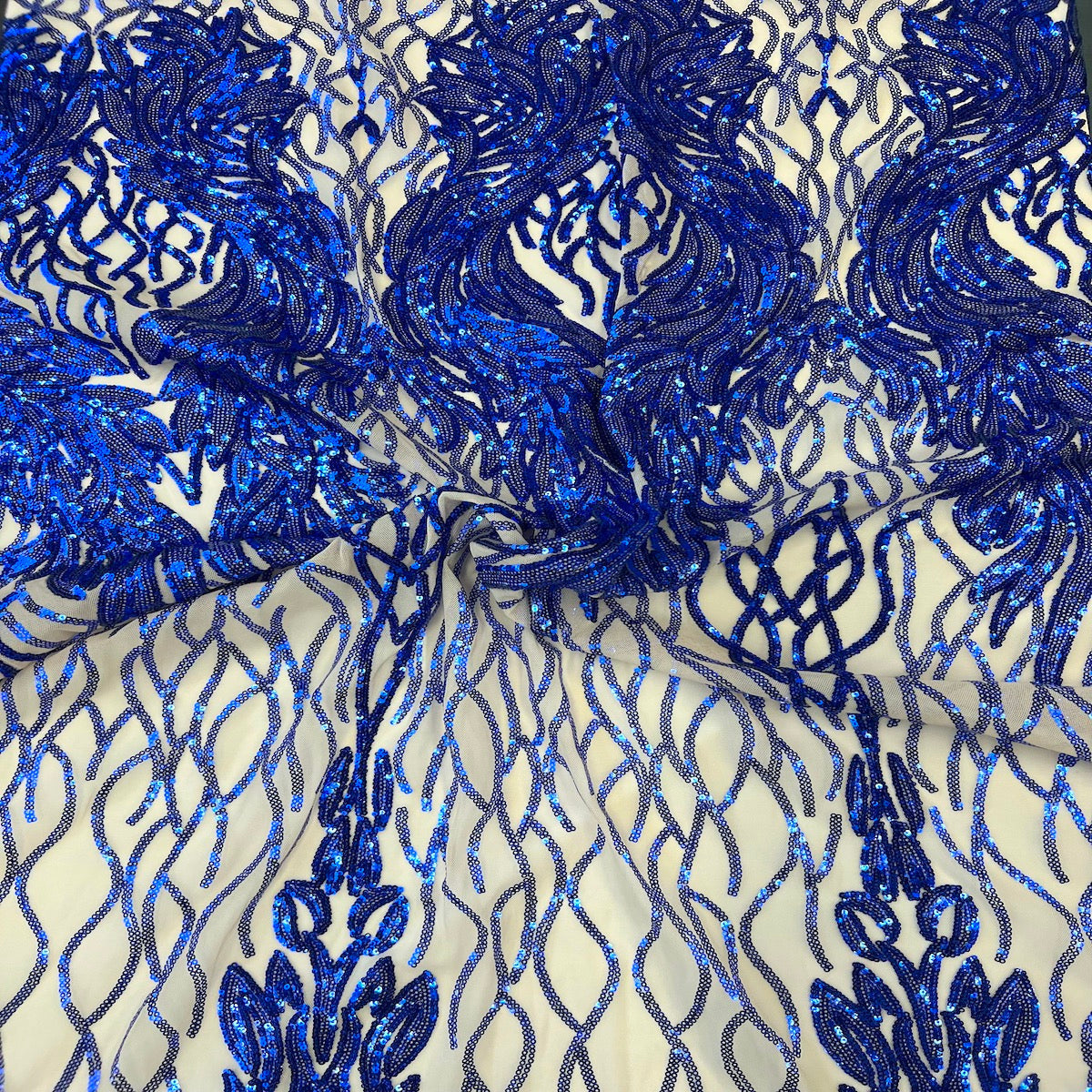 Lioness Stretch Sequins Fabric