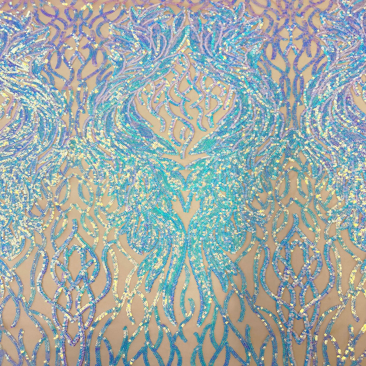 Lioness Stretch Sequins Fabric