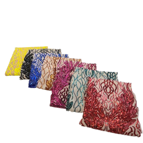 Lioness Stretch Sequins Fabric