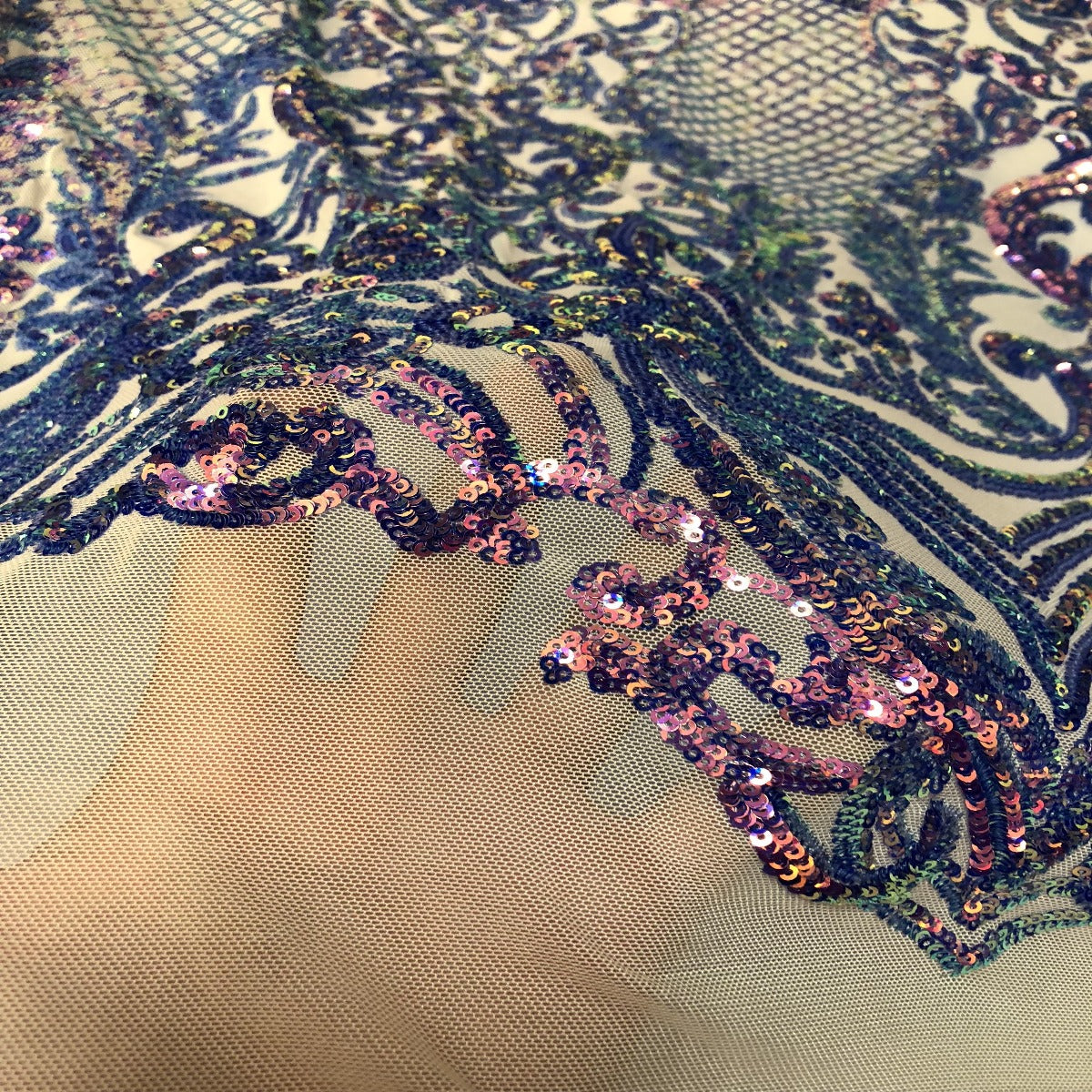 Lavender Iridescent Chantal Deluxe Sequin Fabric - Fashion Fabrics LLC