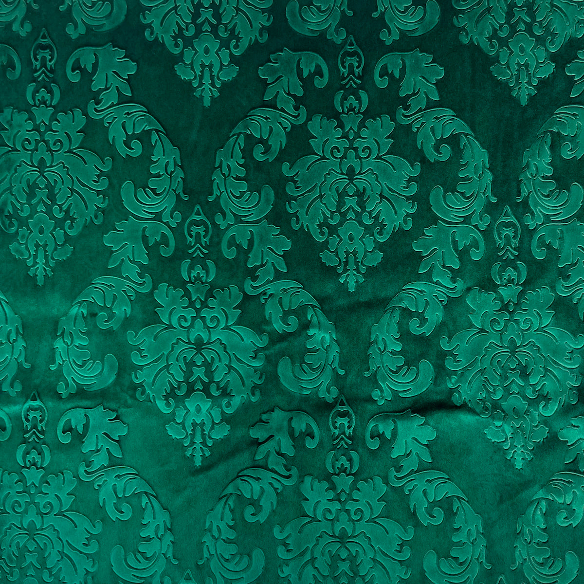 Damask Embossed Velvet Upholstery Drapery Fabric
