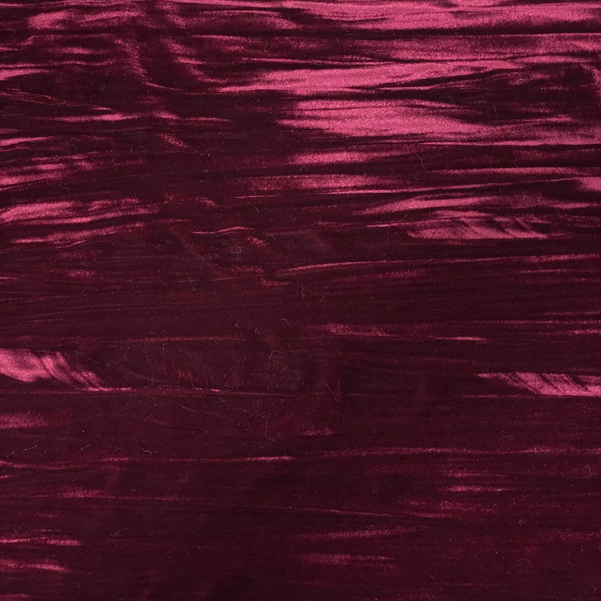 Maroon Red Crinkle Stretch Velvet Fabric - Fashion Fabrics Los Angeles