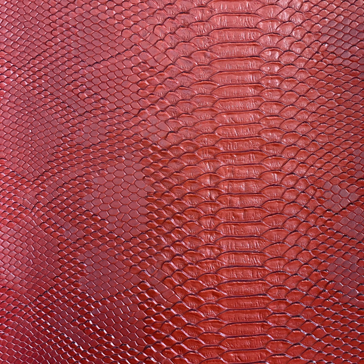 Red Faux Viper Sopythana Snake Skin Vinyl - Fashion Fabrics Los Angeles