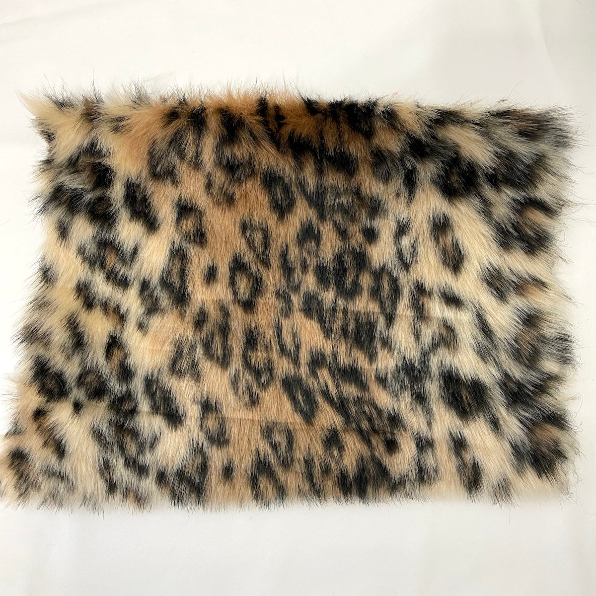Mocha Brown Leopard Print Faux Fur Fabric - Fashion Fabrics Los Angeles
