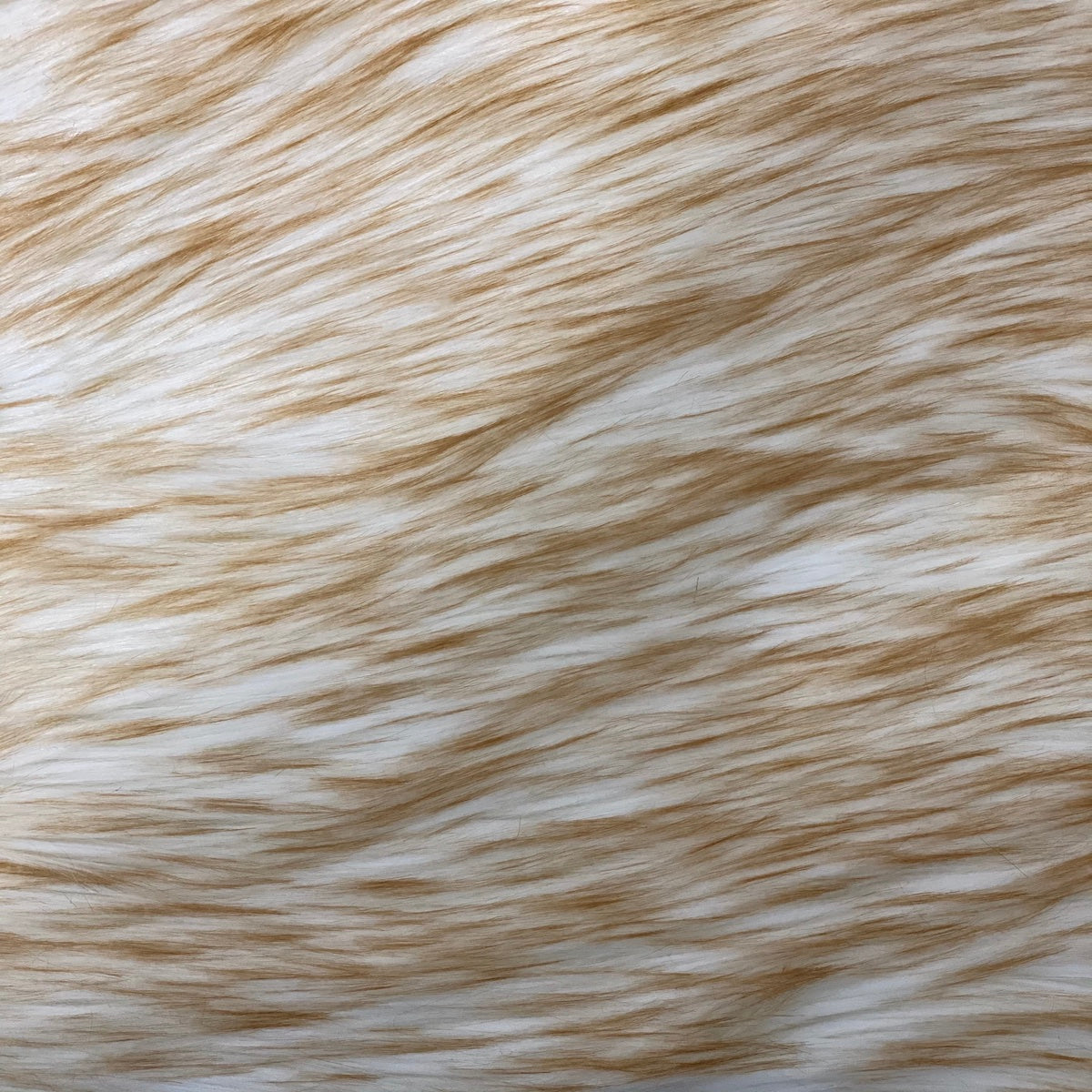 Beige Frost Tipped Husky Faux Fur Fabric - Fashion Fabrics Los Angeles