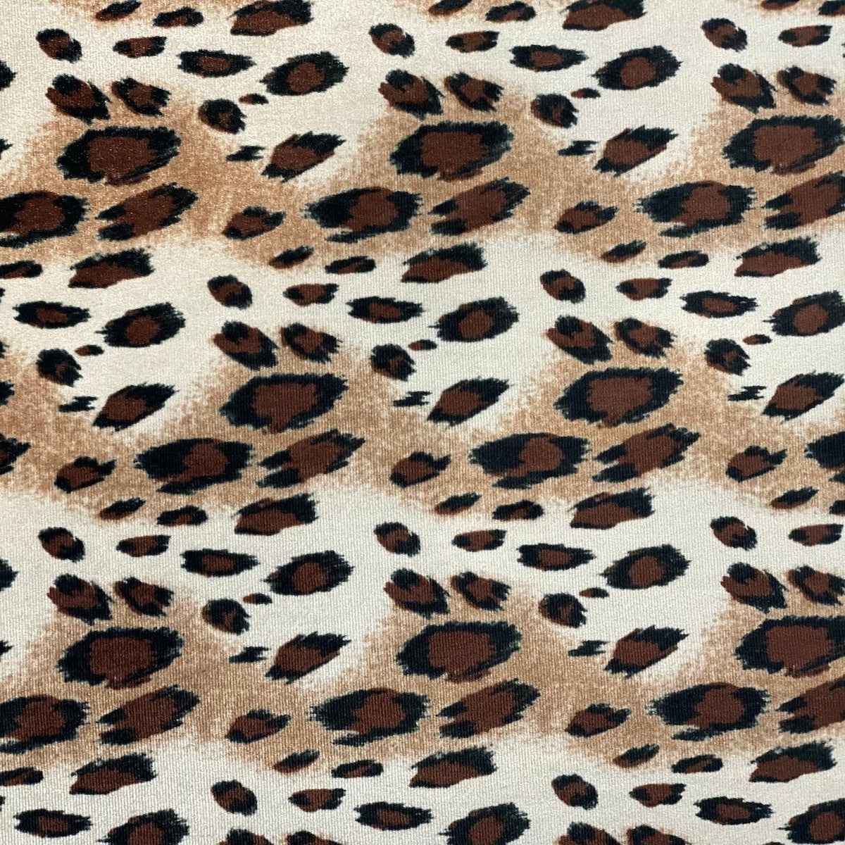Wild Cheetah Print Stretch Velvet Fabric - Fashion Fabrics Los Angeles