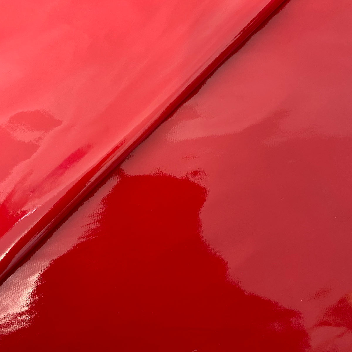 Red Faux Patent Leather Apparel Vinyl Fabric - Fashion Fabrics LLC