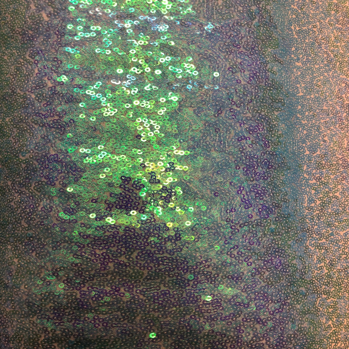 Blue Iridescent All Over Sequins Fabric - Fashion Fabrics LLC