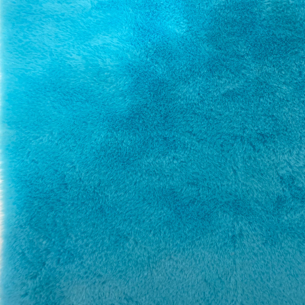 Aqua Blue Rabbit Soft Cuddle Faux Fur Fabric - Fashion Fabrics LLC