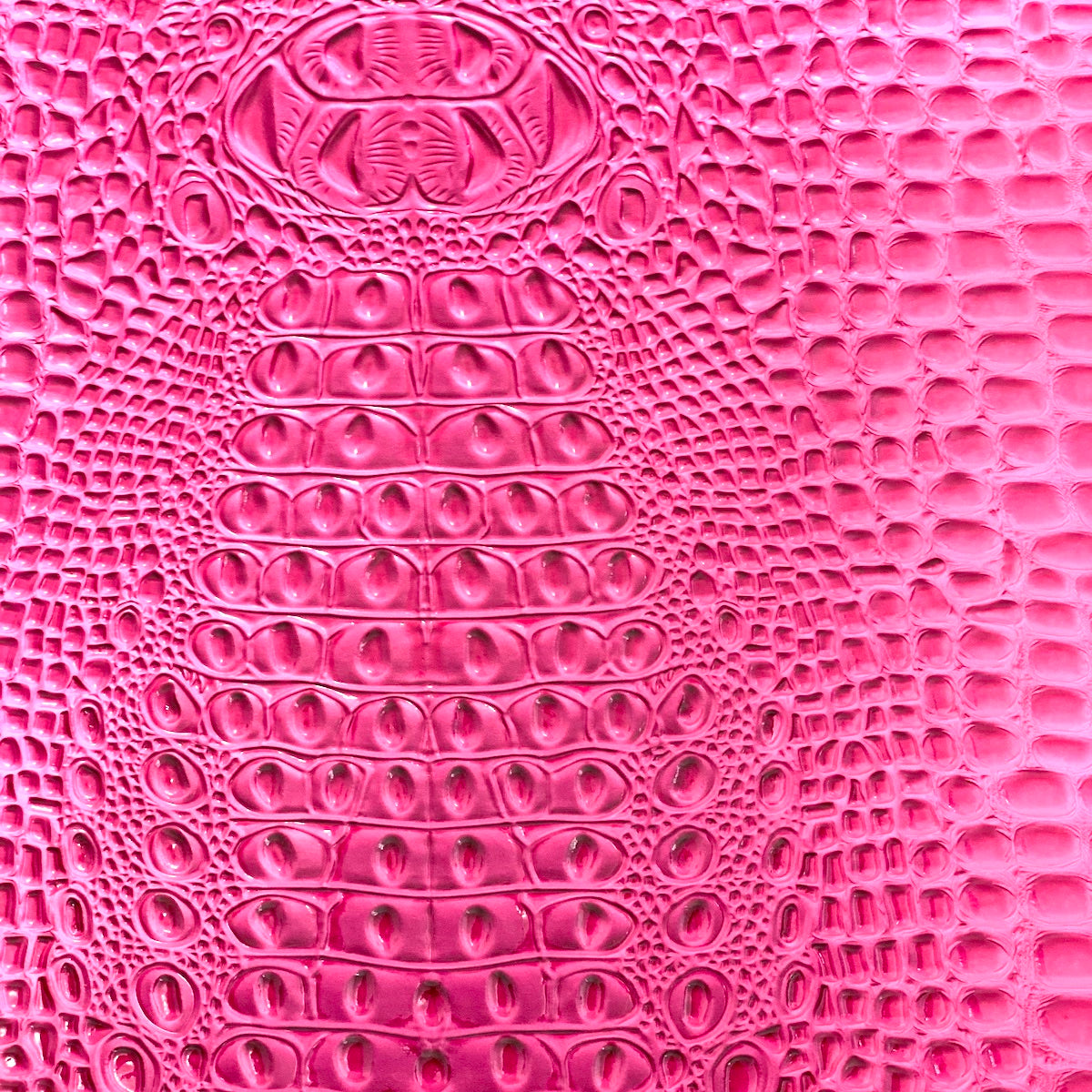 Pink Aussie 3D Embossed Gator Vinyl Fabric - Fashion Fabrics LLC