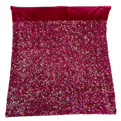 Sequins Embroidered Stretch Velvet Rodeo Fabric