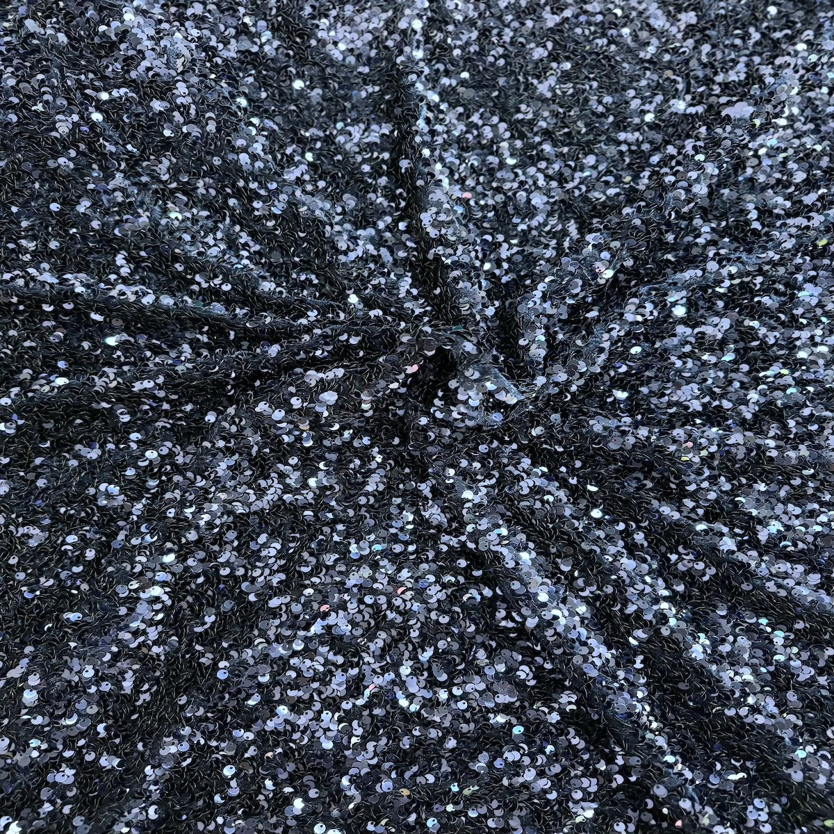 Sequins Embroidered Stretch Velvet Rodeo Fabric