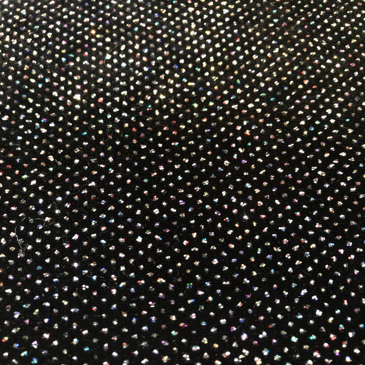 Iridescent Silver Sparkle Glitter Lurex Stretch Velvet Fabric - Fashion Fabrics Los Angeles