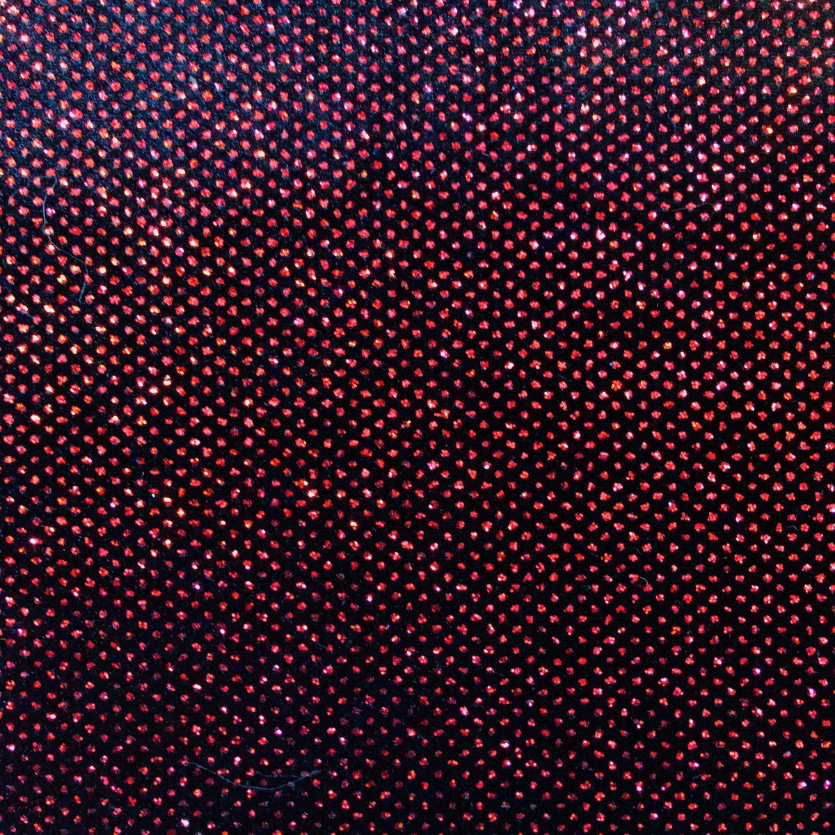 Red Sparkle Glitter Lurex Stretch Velvet Fabric - Fashion Fabrics Los Angeles