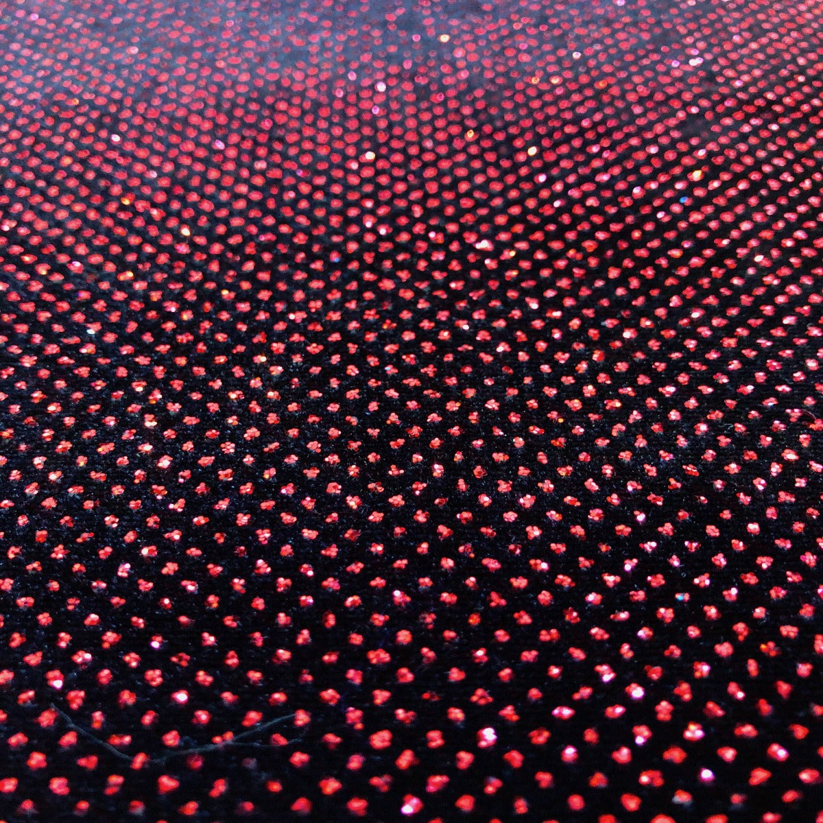 Red Sparkle Glitter Lurex Stretch Velvet Fabric - Fashion Fabrics Los Angeles