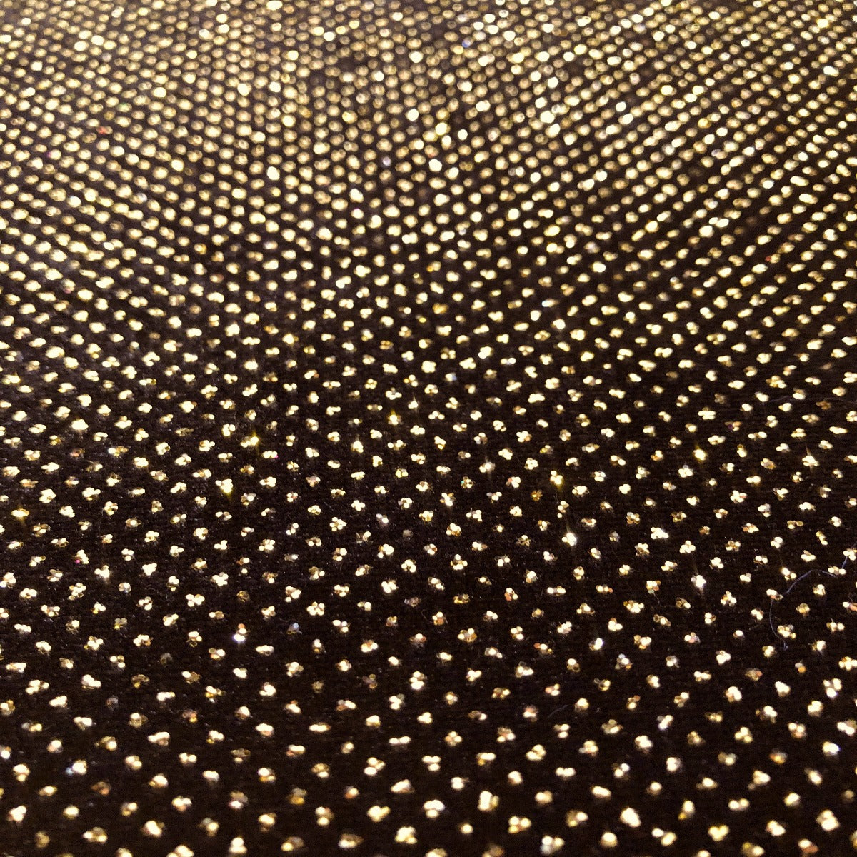 Gold Sparkle Glitter Lurex Stretch Velvet Fabric - Fashion Fabrics Los Angeles