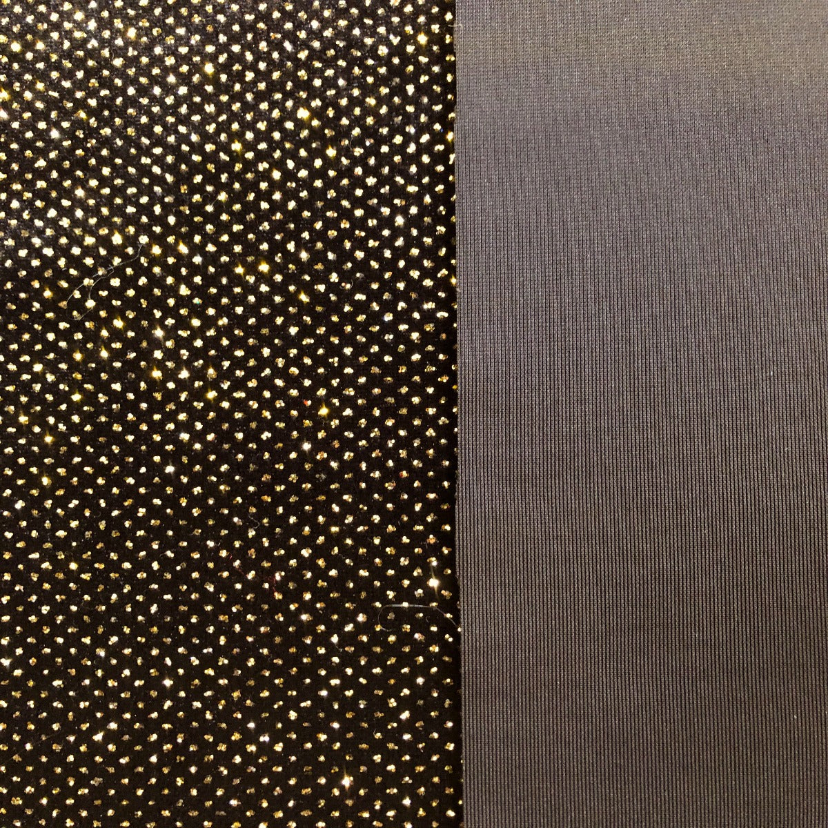 Gold Sparkle Glitter Lurex Stretch Velvet Fabric - Fashion Fabrics Los Angeles