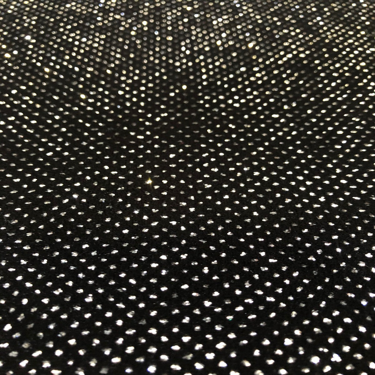 Silver Sparkle Glitter Lurex Stretch Velvet Fabric - Fashion Fabrics Los Angeles