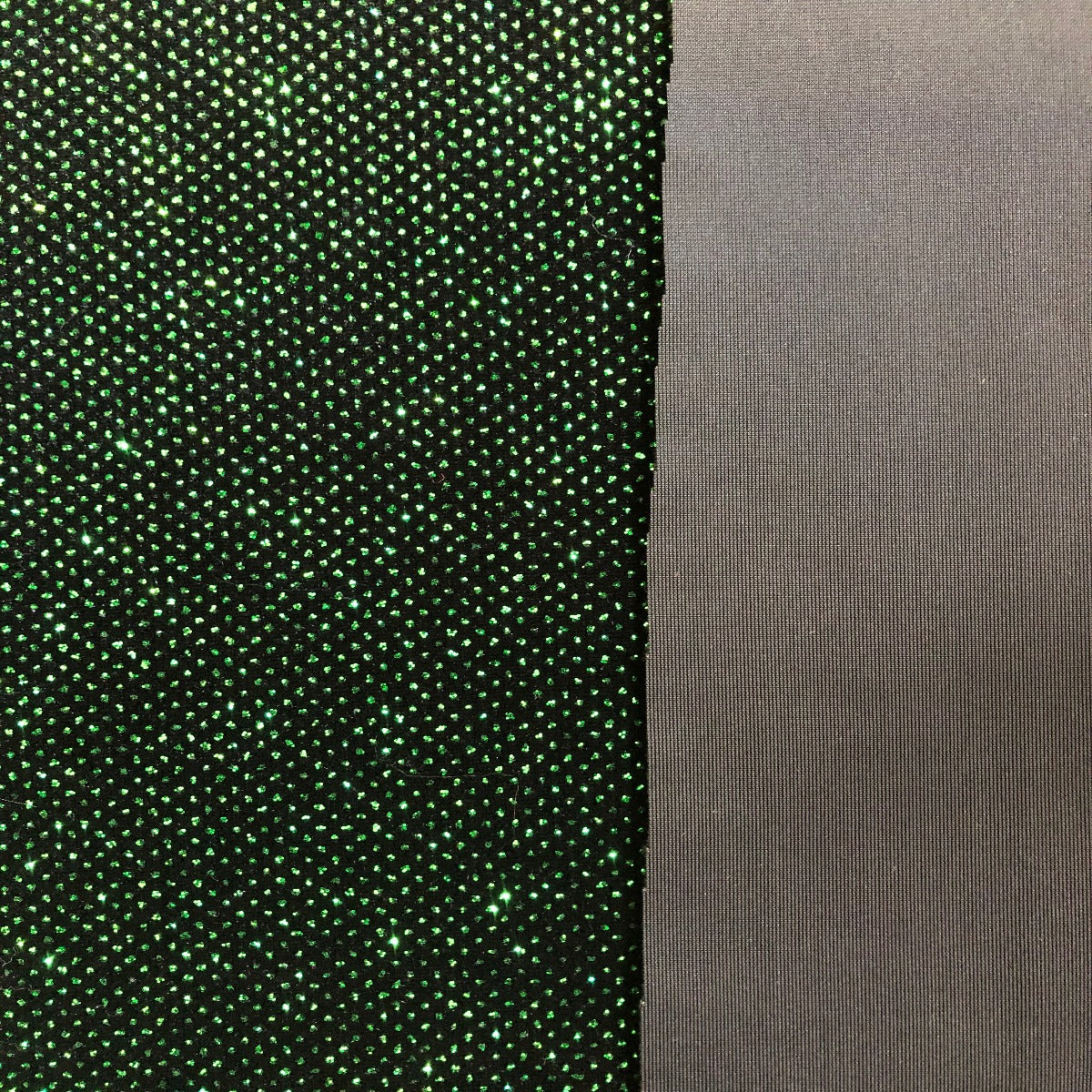 GreenGreen Sparkle Glitter Lurex Stretch Velvet Fabric - Fashion Fabrics Los Angeles