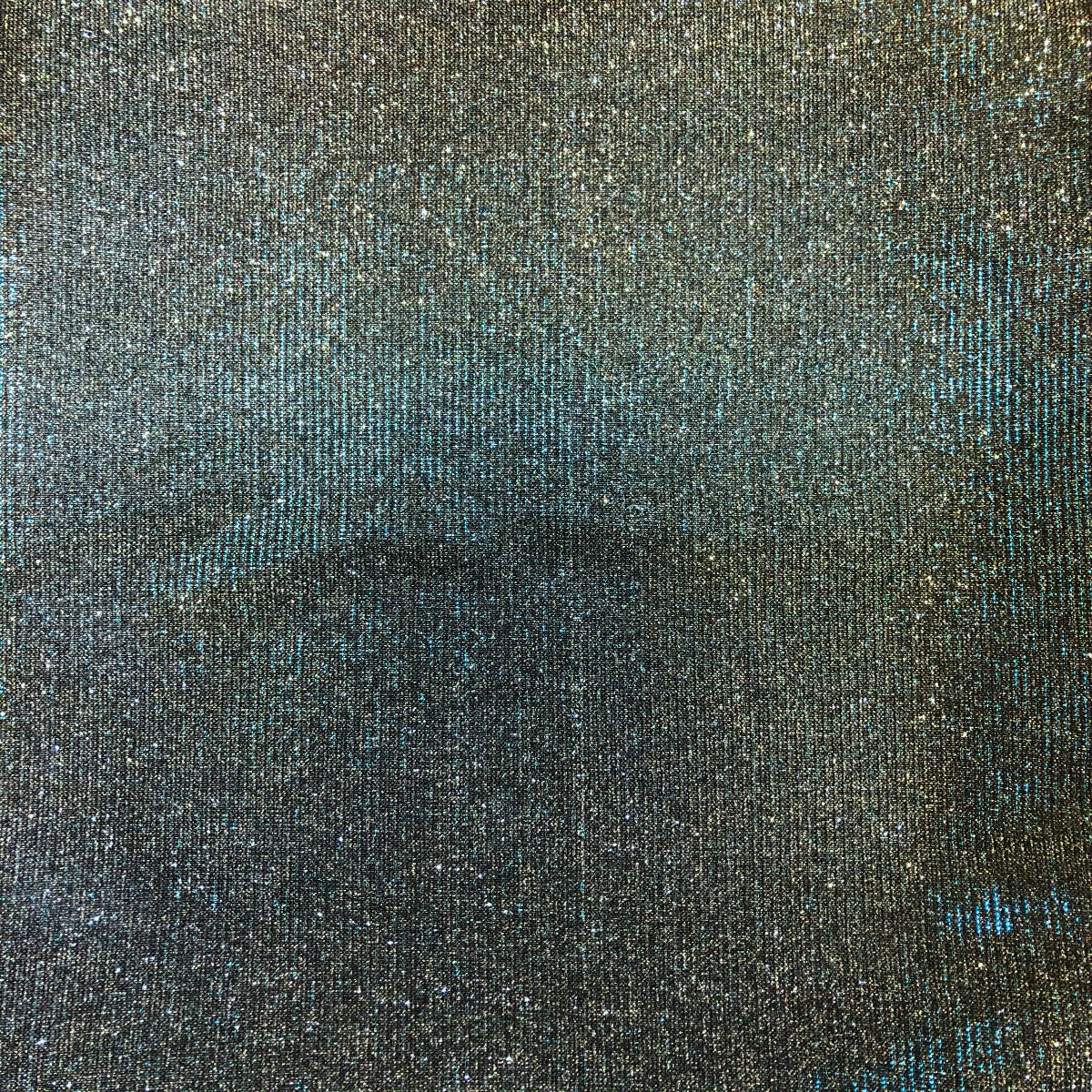Turquoise Black Silver Holographic Shimmer Glitter Spandex Fabric - Fashion Fabrics Los Angeles