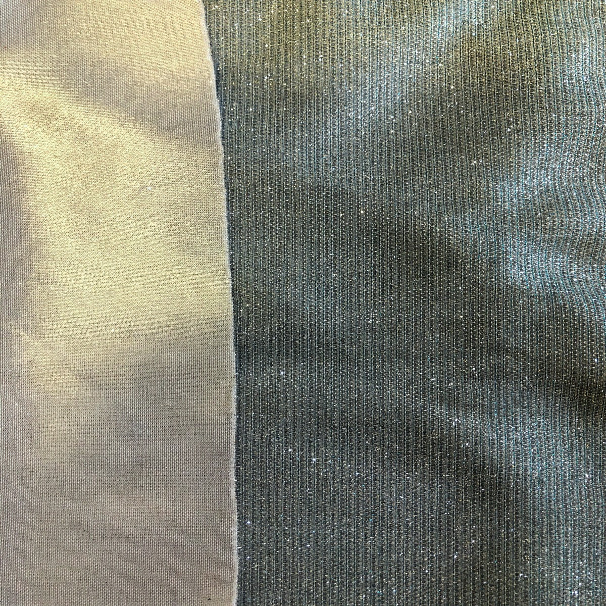 Baby Blue Silver Holographic Shimmer Glitter Spandex Fabric - Fashion Fabrics Los Angeles