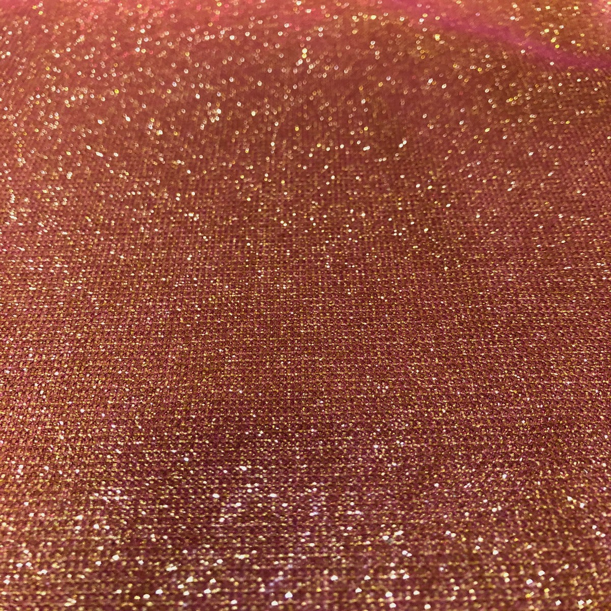 Hot Pink Gold Holographic Shimmer Glitter Spandex Fabric - Fashion Fabrics Los Angeles