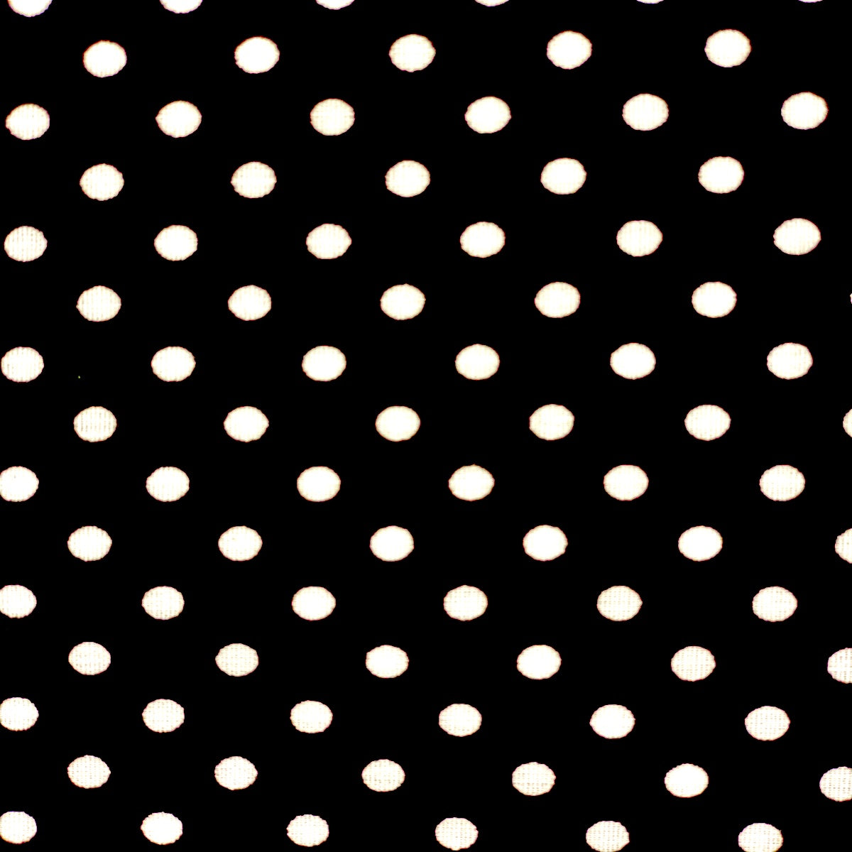 Black White Mini Polka Dot Poly Cotton Fabric - Fashion Fabrics LLC