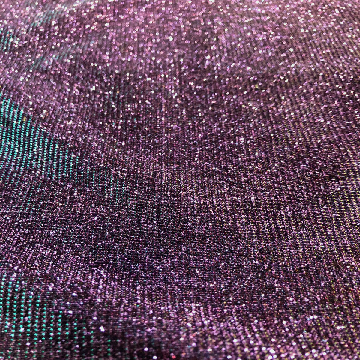Burgundy Green Gold Holographic Shimmer Glitter Spandex Fabric - Fashion Fabrics Los Angeles