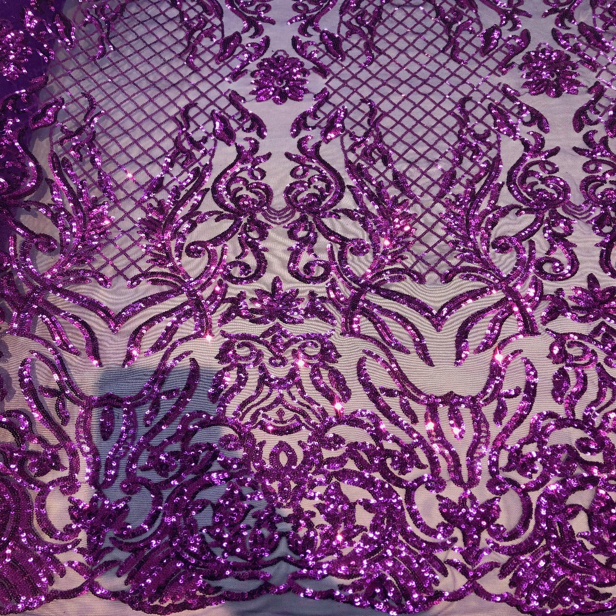 Cali Fabrics  Purple 72 Nylon Net